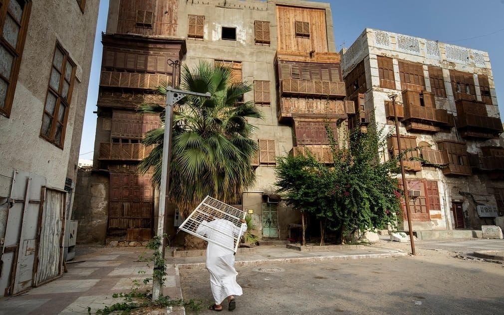 رواشين خشبية في جدة البلد